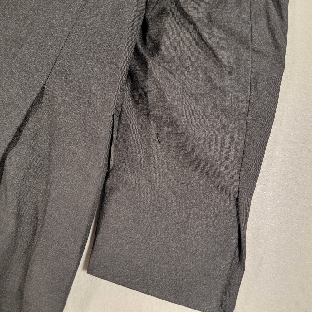 Ermenegildo Zegna Wool Blazer Charcoal Gray 3 Button Sport Coat Jacket Men's 42R - Picture 16 of 16